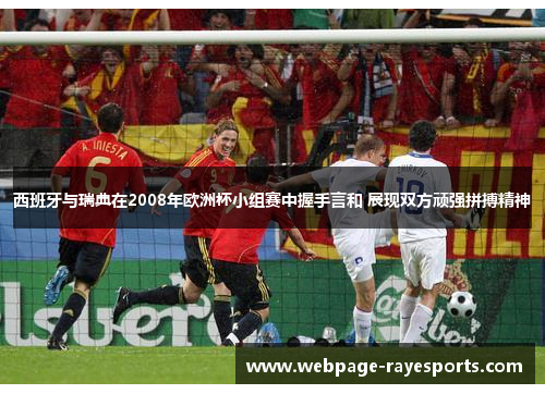 西班牙与瑞典在2008年欧洲杯小组赛中握手言和 展现双方顽强拼搏精神 西班牙与瑞典在2008年欧洲杯小组赛中握手言和 展现双方顽强拼搏精神